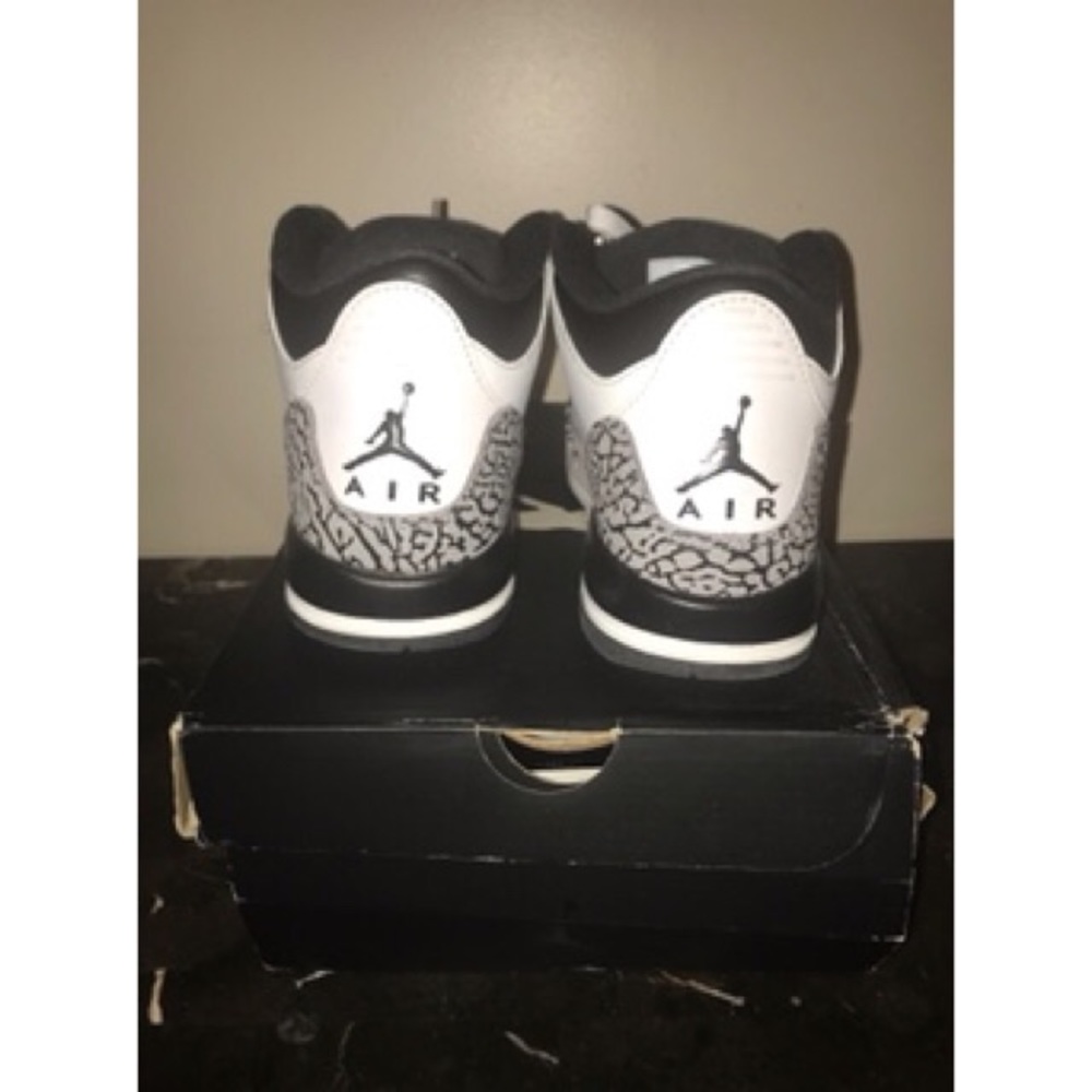 Jordan 3 Retro True Blue 2016 Sz 5.5 GS used 4x - Picture 3 of 3